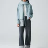 OPUS Oversize Schal Anuno Scarf Blau Online Bestellen^Damen Accessoires