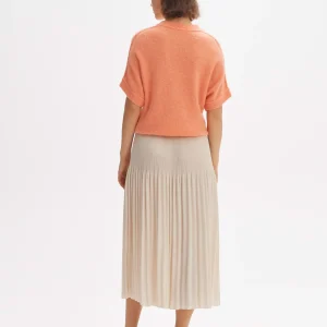 OPUS Plisseerock Ribane Shimmer Beige Online Bestellen^Damen Röcke
