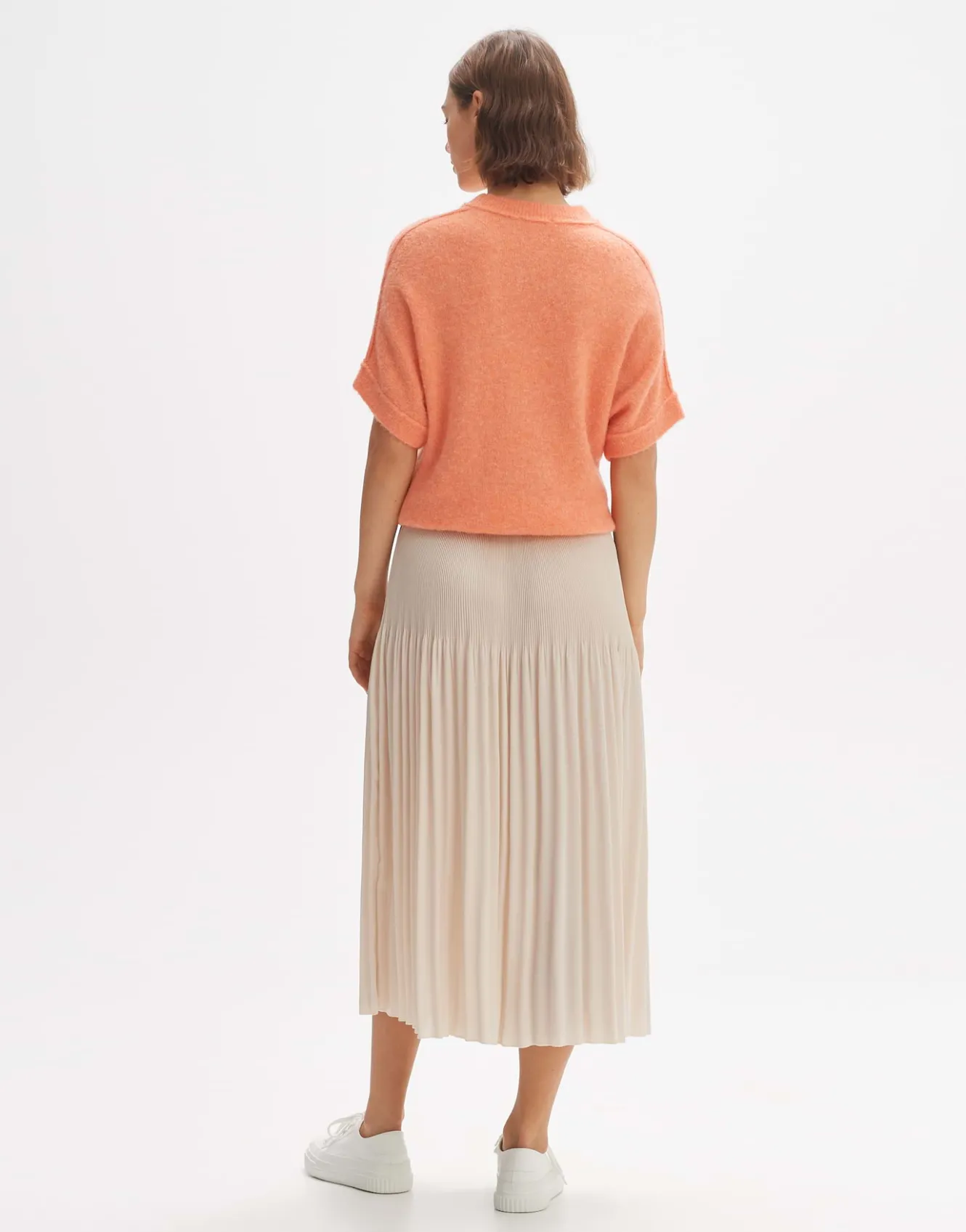 plisseerock_ribane_shimmer_beige_online_bestellen_2.webp OPUS Plisseerock Ribane Shimmer Beige Online Bestellen^Damen Röcke