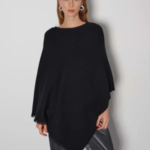 OPUS Poncho Babiene Cape Schwarz Online Bestellen^Damen Strick | Accessoires