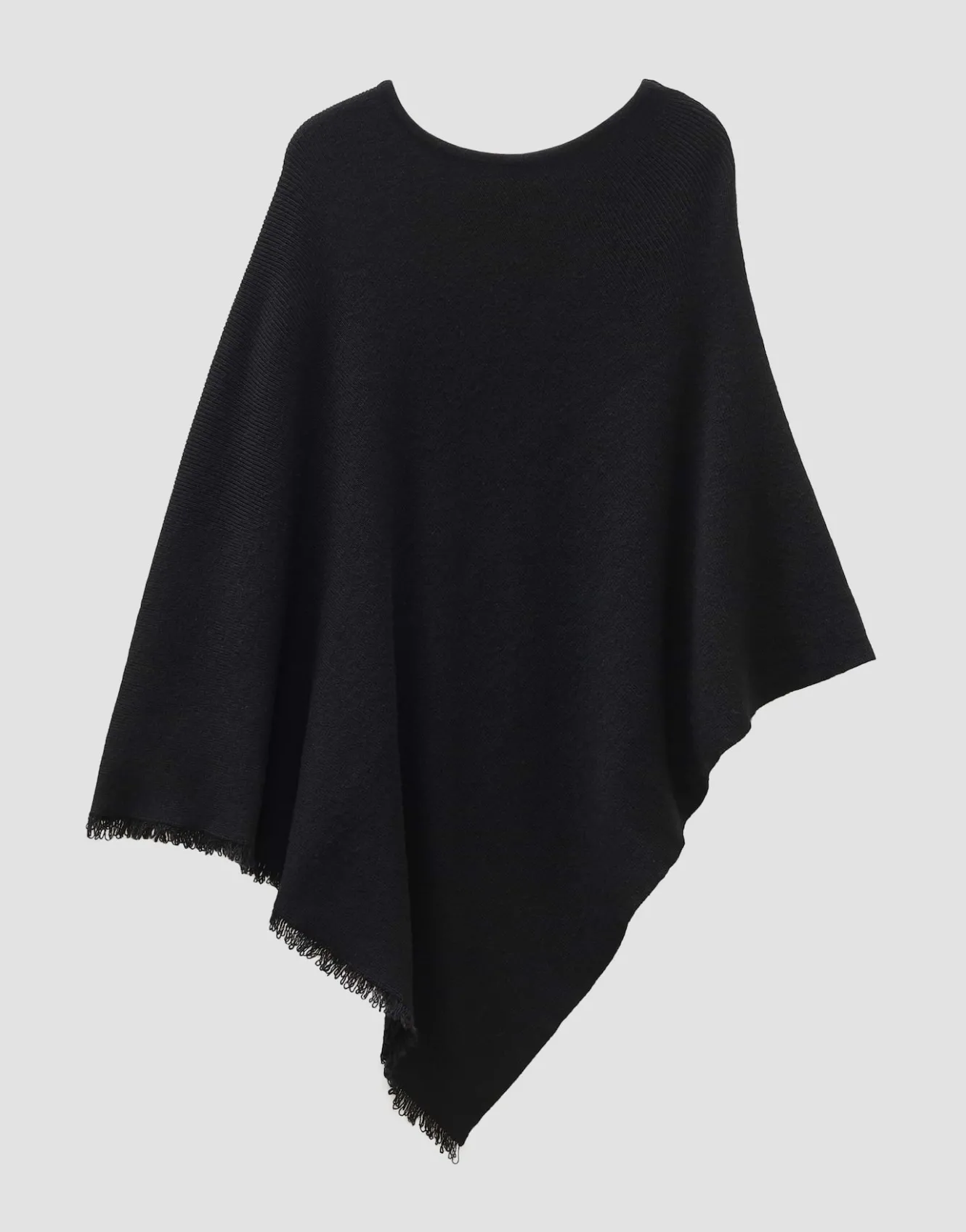 poncho_babiene_cape_schwarz_online_bestellen_6.webp OPUS Poncho Babiene Cape Schwarz Online Bestellen^Damen Strick | Accessoires