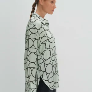 OPUS Printbluse Zeline Grün Online Bestellen^Damen Blusen
