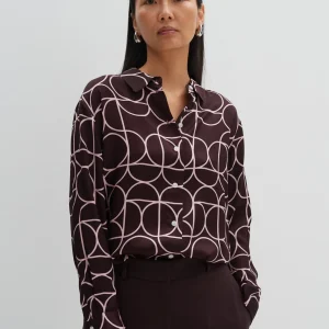 OPUS Printbluse Zeline Rot Online Bestellen^Damen Blusen