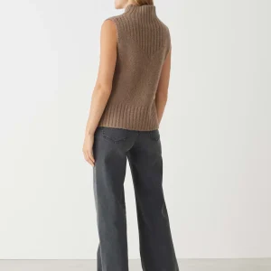 OPUS Pullunder Pogeti Braun Online Bestellen^Damen Strick