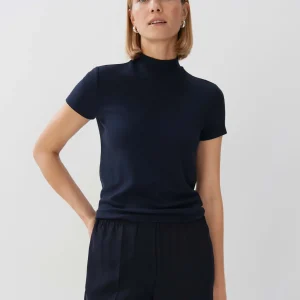 OPUS Rippshirt Karlusia Blau Online Bestellen^Damen Shirts