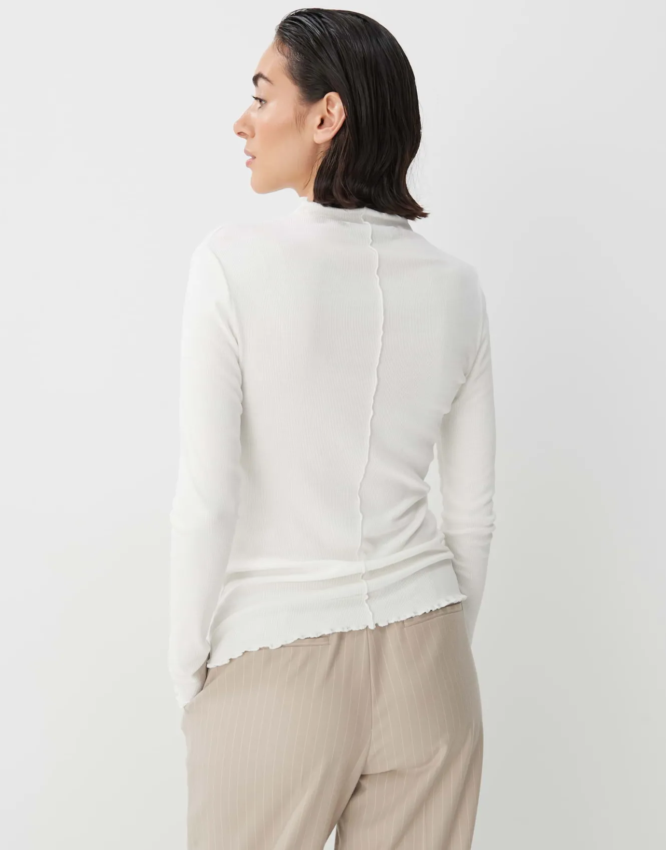 rippshirt_karrie_wei_online_bestellen_3.webp OPUS Rippshirt Karrie Weiß Online Bestellen^Damen Shirts