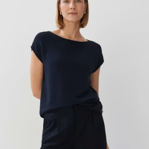 OPUS Rippshirt Kayuki Blau Online Bestellen^Damen Shirts