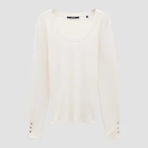 OPUS Rippshirt Kelanie Weiß Online Bestellen^Damen Shirts