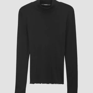 OPUS Rippshirt Kinara Schwarz Online Bestellen^Damen Basics | Shirts