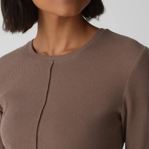 OPUS Rippshirt Sadalie Braun Online Bestellen^Damen Basics | Shirts