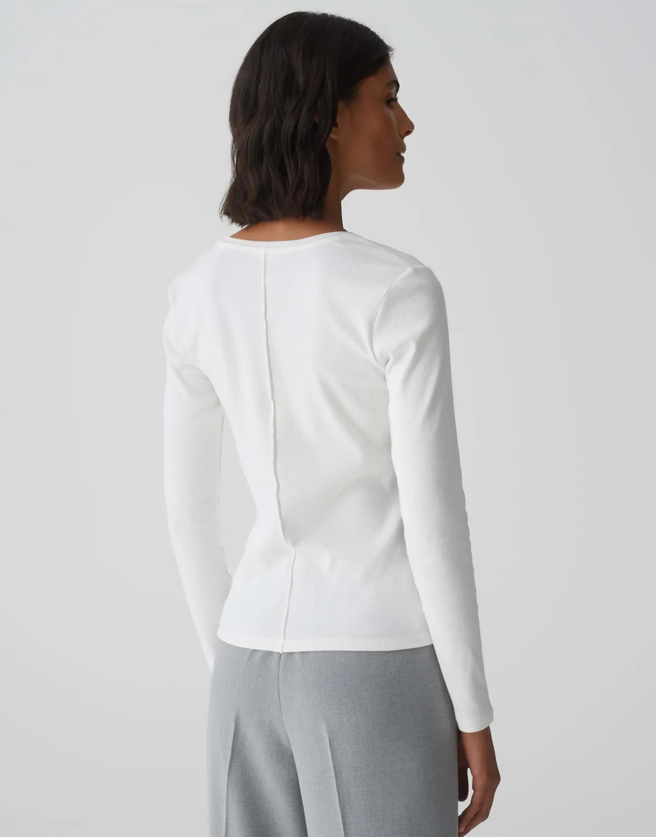 rippshirt_sadalie_wei_online_bestellen_2.webp OPUS Rippshirt Sadalie Weiß Online Bestellen^Damen Basics | Shirts