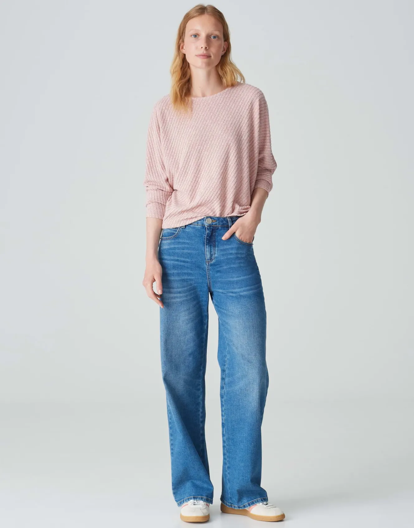 rippshirt_sakim_ros_online_bestellen_0.webp OPUS Rippshirt Sakim Rosé Online Bestellen^Damen Shirts