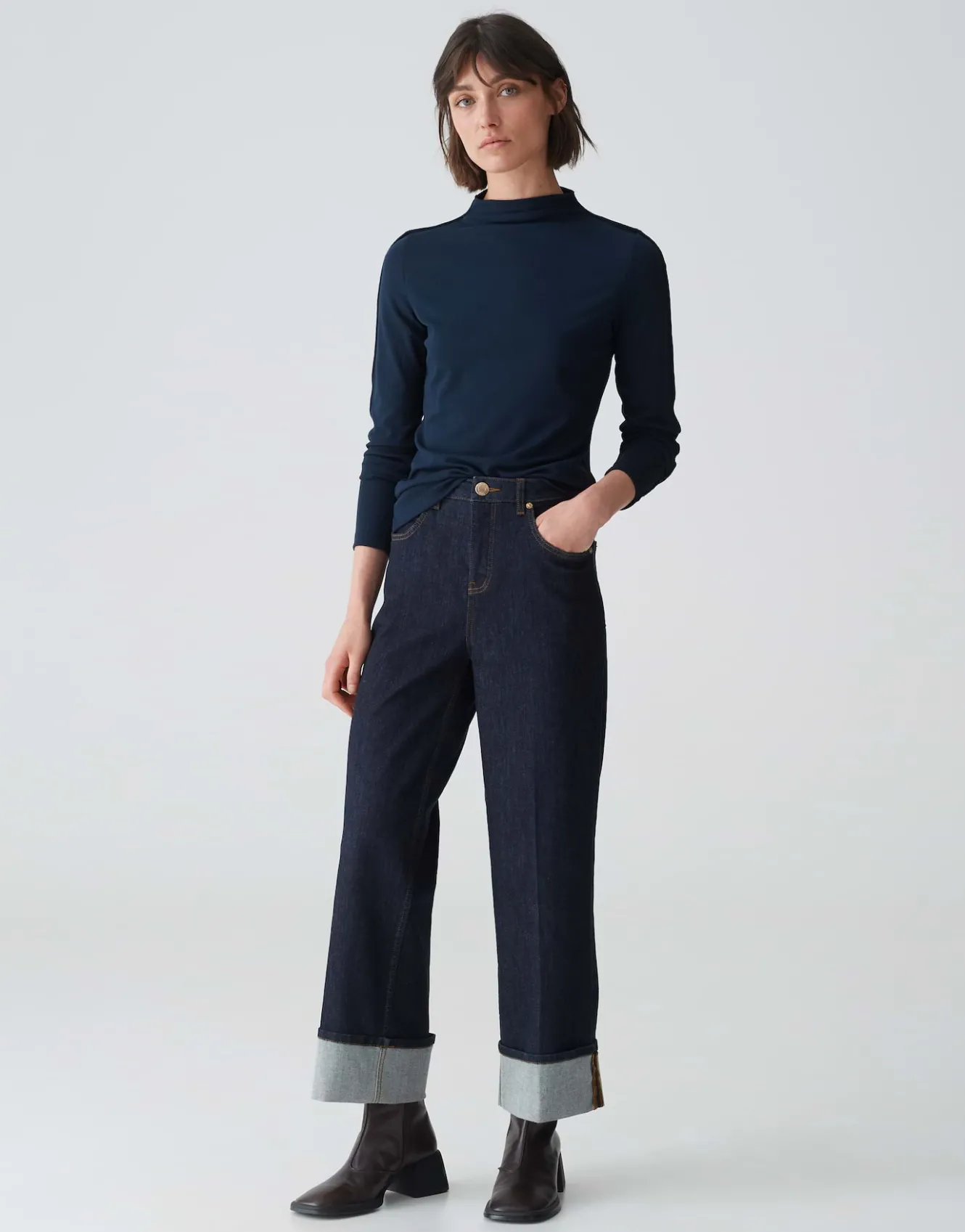 rippshirt_salimas_blau_online_bestellen_4.webp OPUS Rippshirt Salimas Blau Online Bestellen^Damen Shirts