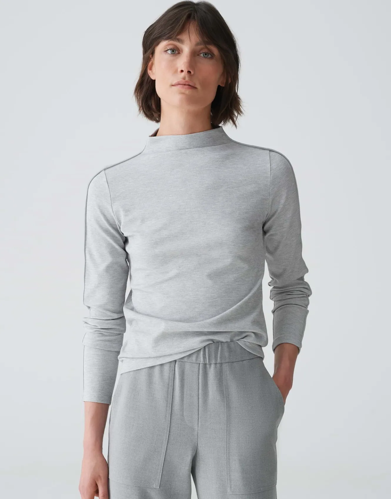 rippshirt_salimas_grau_online_bestellen_1.webp OPUS Rippshirt Salimas Grau Online Bestellen^Damen Shirts
