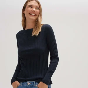 OPUS Rippshirt Sovke Blau Online Bestellen^Damen Shirts