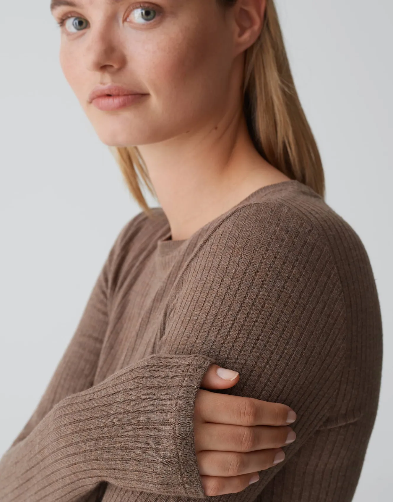 rippshirt_sulikko_soft_braun_online_bestellen_3.webp OPUS Rippshirt Sulikko Soft Braun Online Bestellen^Damen Shirts