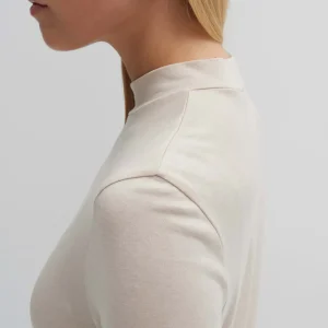 OPUS Rollkragenshirt Karlette Detail Beige Online Bestellen^Damen Basics | Shirts