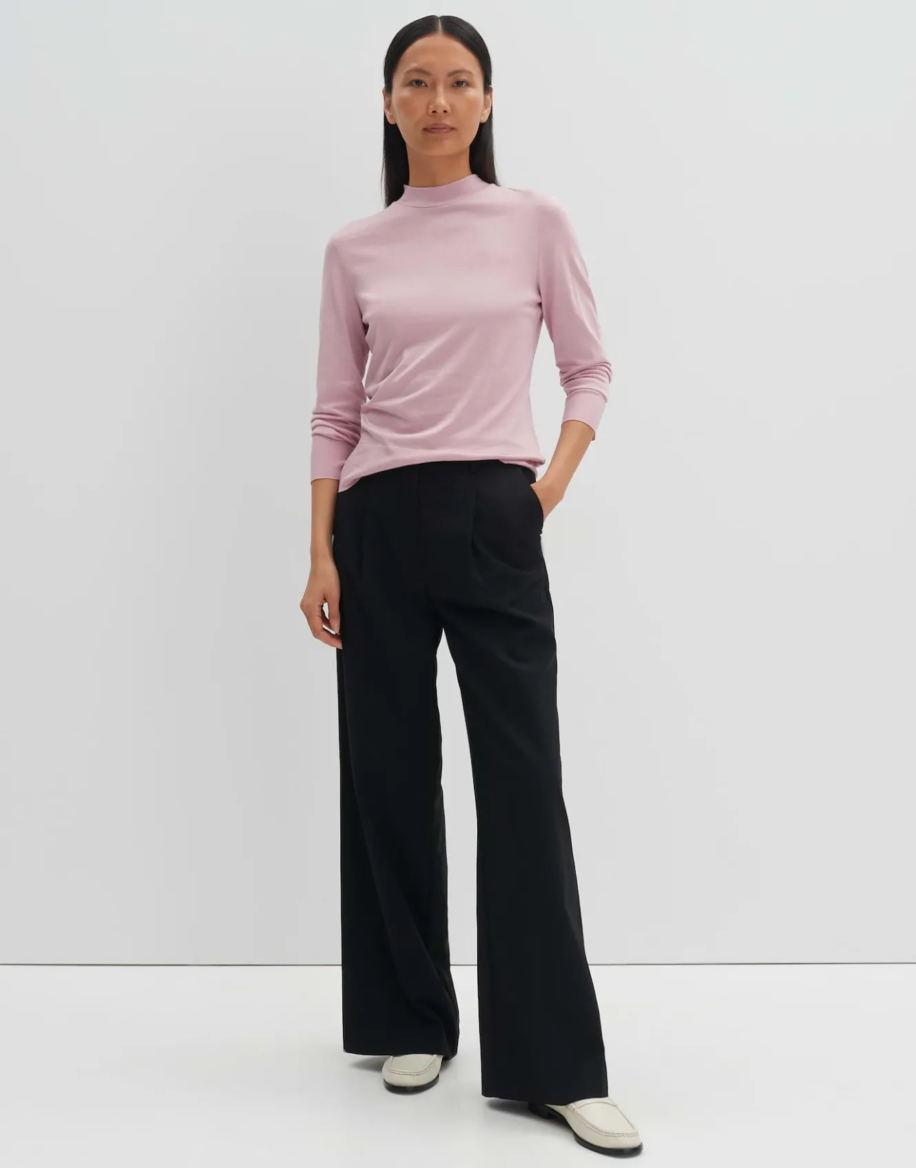 rollkragenshirt_karlette_detail_ros_online_bestellen_0.webp OPUS Rollkragenshirt Karlette Detail Rosé Online Bestellen^Damen Basics | Shirts