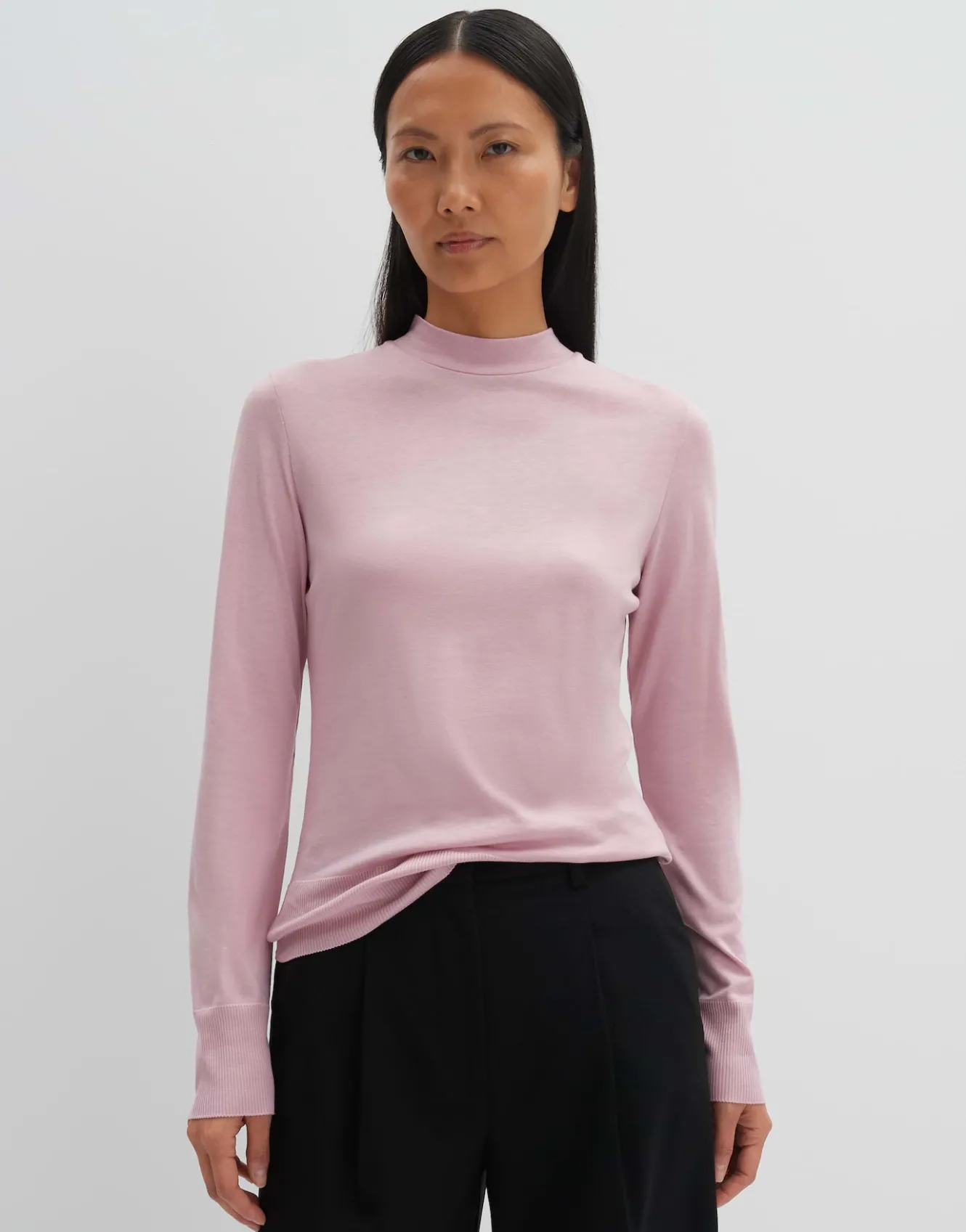 rollkragenshirt_karlette_detail_ros_online_bestellen_1.webp OPUS Rollkragenshirt Karlette Detail Rosé Online Bestellen^Damen Basics | Shirts