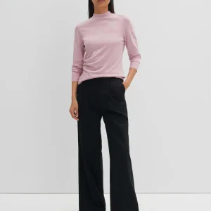 OPUS Rollkragenshirt Karlette Detail Rosé Online Bestellen^Damen Basics | Shirts