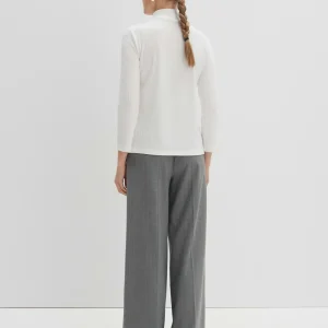 OPUS Rollkragenshirt Keyama Weiß Online Bestellen^Damen Shirts