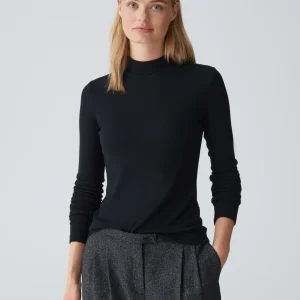 OPUS Rollkragenshirt Singrid Schwarz Online Bestellen^Damen Shirts