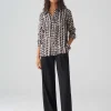 OPUS Satinbluse Fosmo Braun Online Bestellen^Damen Blusen