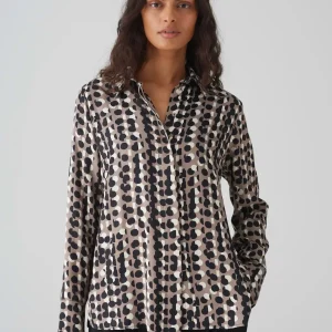 OPUS Satinbluse Fosmo Braun Online Bestellen^Damen Blusen