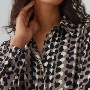 OPUS Satinbluse Fosmo Braun Online Bestellen^Damen Blusen