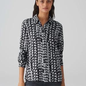 OPUS Satinbluse Fosmo Schwarz Online Bestellen^Damen Blusen
