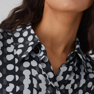 OPUS Satinbluse Fosmo Schwarz Online Bestellen^Damen Blusen