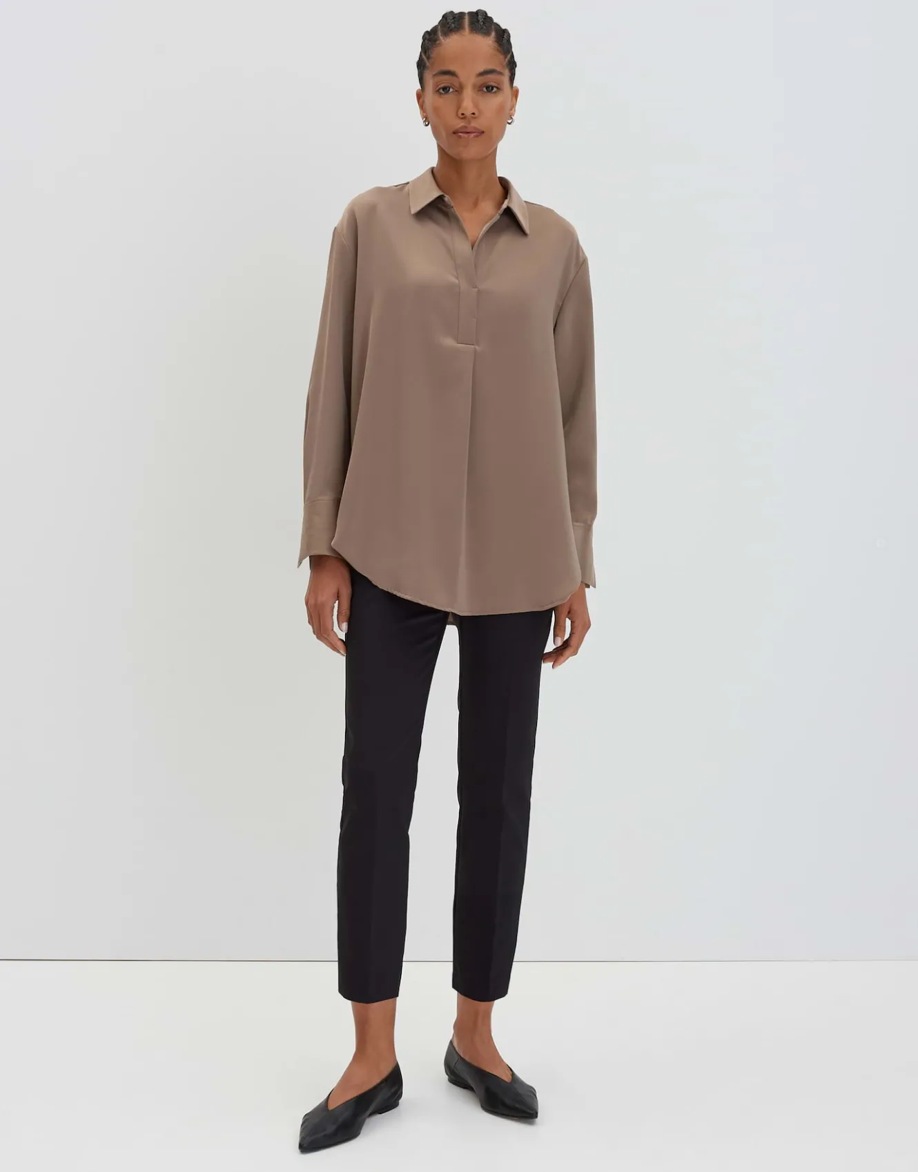 satinbluse_zanza_beige_online_bestellen_0.webp OPUS Satinbluse Zanza Beige Online Bestellen^Damen Blusen