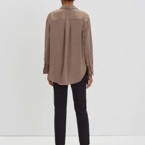 OPUS Satinbluse Zanza Beige Online Bestellen^Damen Blusen