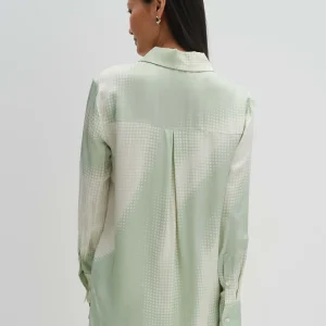 OPUS Satinbluse Zisakia Grün Online Bestellen^Damen Blusen