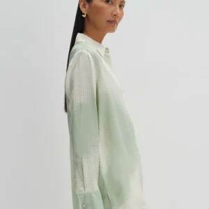 OPUS Satinbluse Zisakia Grün Online Bestellen^Damen Blusen