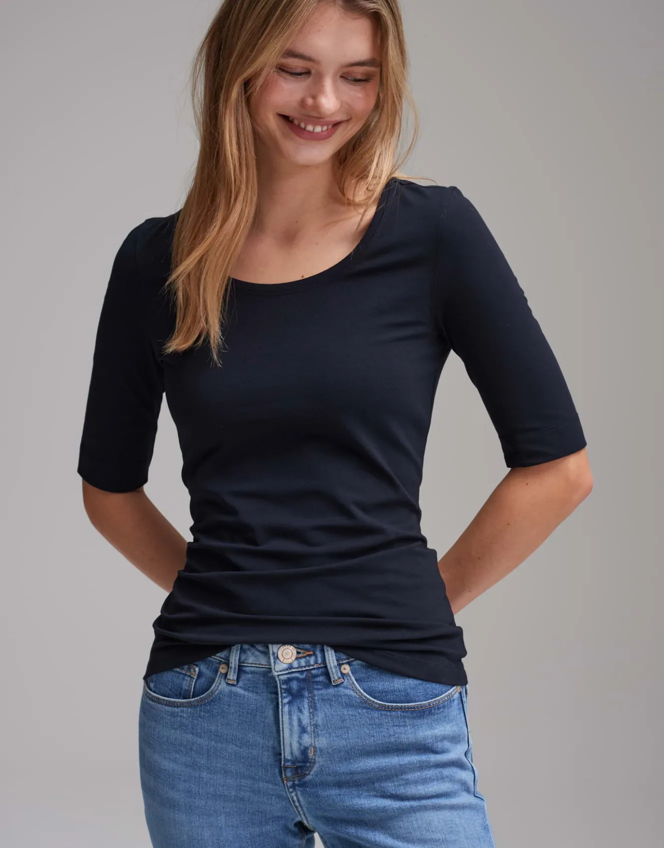 shirt_serta_blau_online_bestellen_1.webp OPUS Shirt Serta Blau Online Bestellen^Damen Basics | Shirts