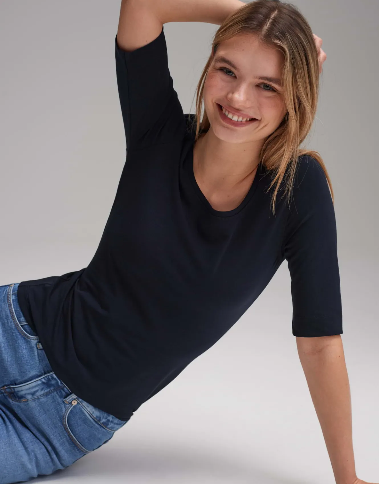 shirt_serta_blau_online_bestellen_6.webp OPUS Shirt Serta Blau Online Bestellen^Damen Basics | Shirts