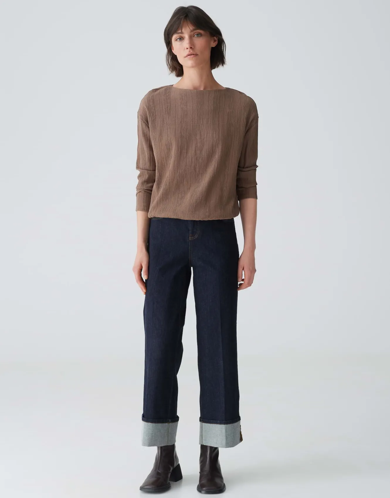 shirt_silasum_braun_online_bestellen_0.webp OPUS Shirt Silasum Braun Online Bestellen^Damen Shirts