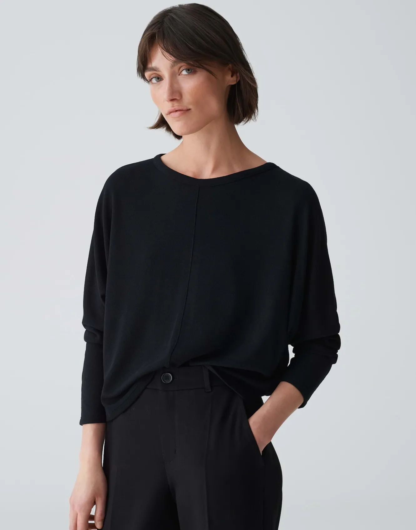 shirt_simpla_schwarz_online_bestellen_1.webp OPUS Shirt Simpla Schwarz Online Bestellen^Damen Shirts