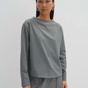 OPUS Shirtbluse Zalene Grau Online Bestellen^Damen Blusen