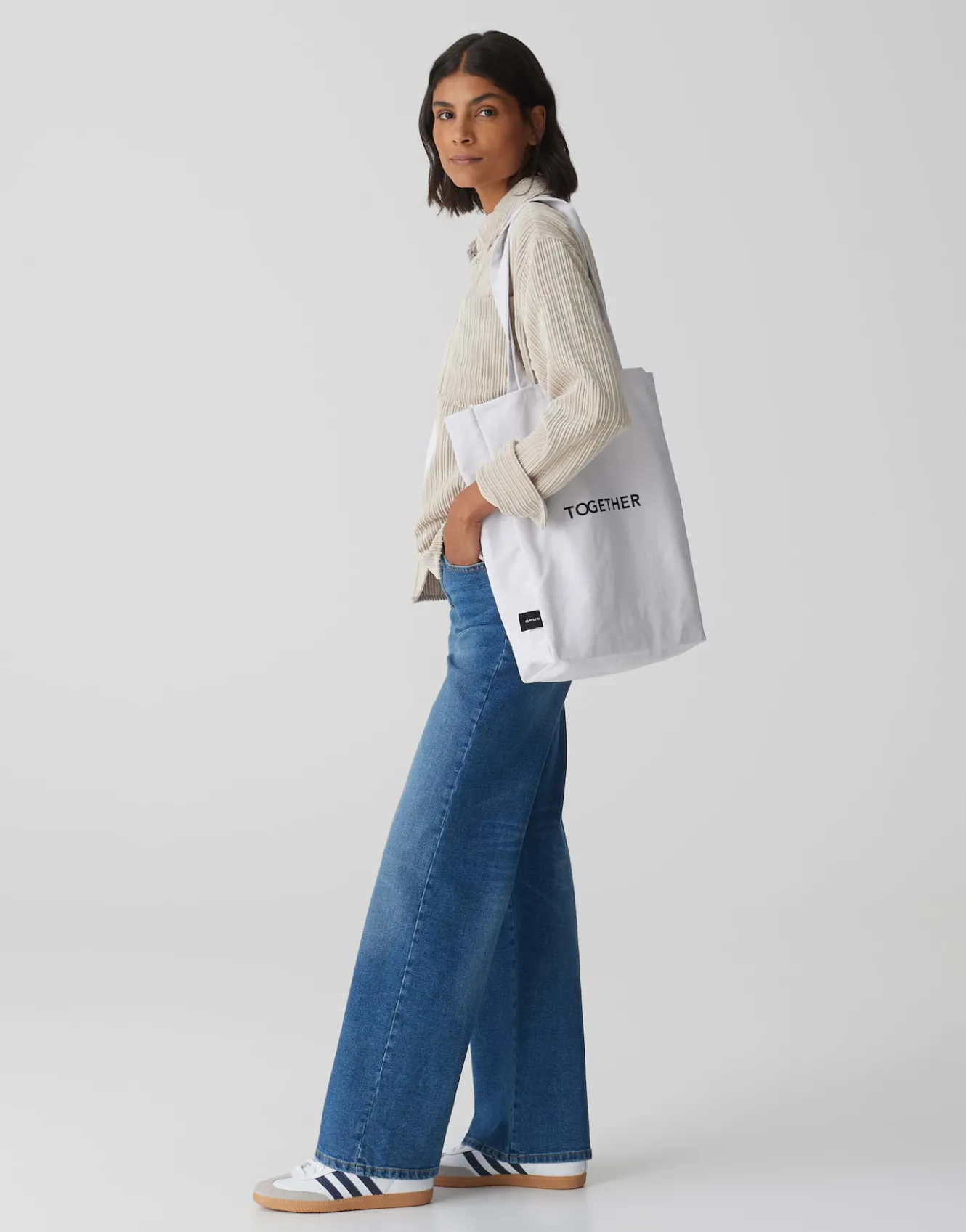 shopper_canvas_wei_online_bestellen_3.webp OPUS Shopper Canvas Weiß Online Bestellen^Damen Accessoires