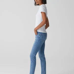 OPUS Skinny Jeans Elma Ocean Blue Blau Online Bestellen^Damen Jeans