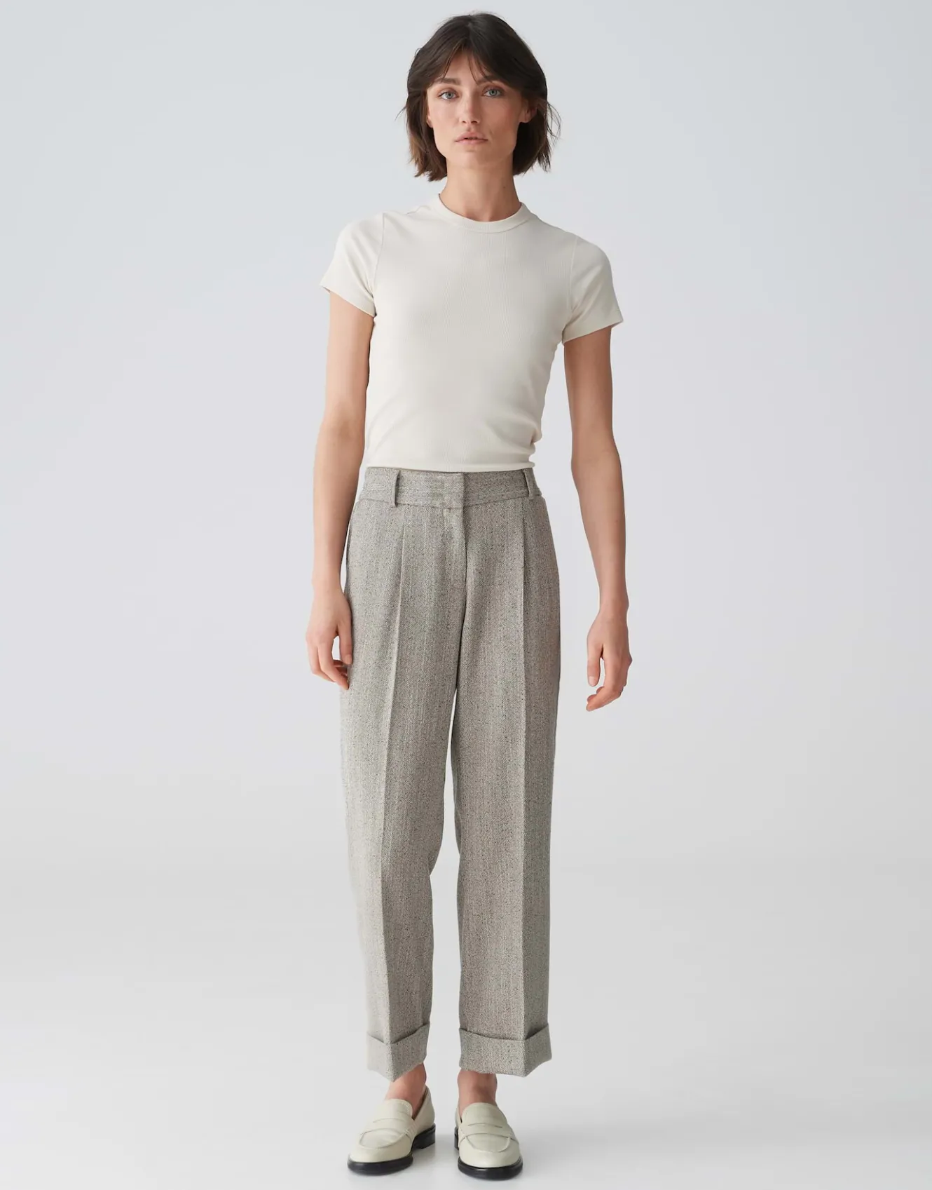 slacks_mitina_remix_braun_online_bestellen_0.webp OPUS Slacks Mitina Remix Braun Online Bestellen^Damen Hosen