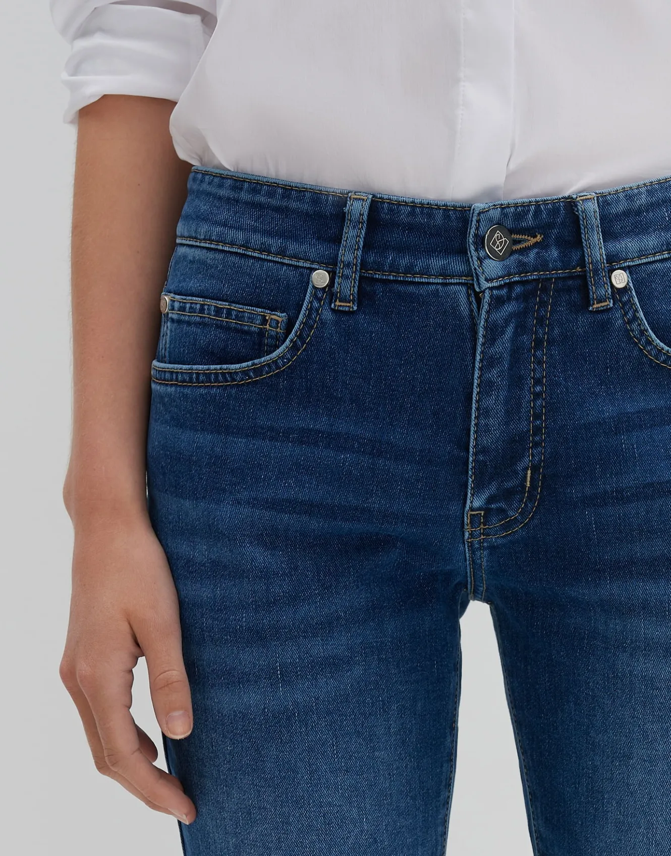 slim_jeans_catia_iconic_blau_online_bestellen_5.webp OPUS Slim Jeans Catia Iconic Blau Online Bestellen^Damen Jeans