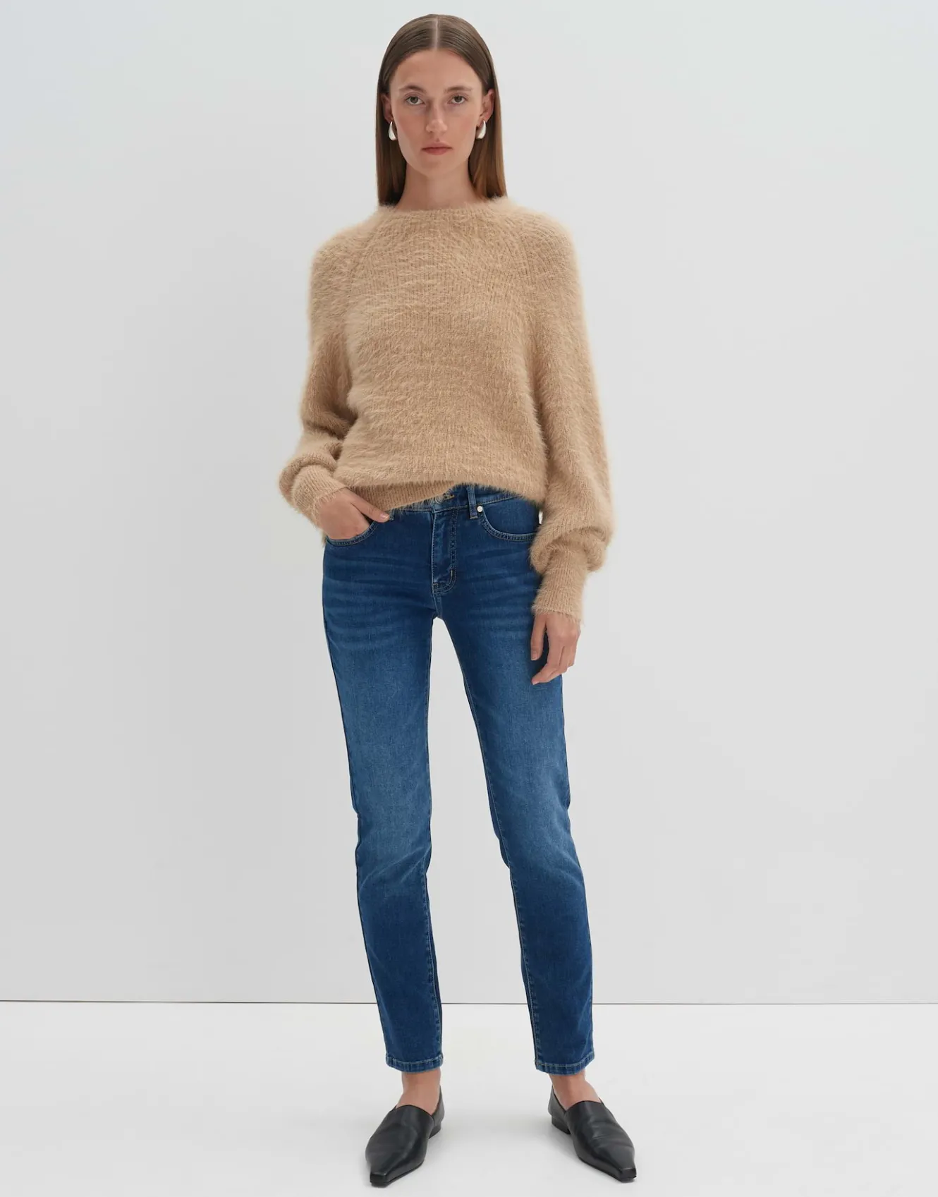 slim_jeans_catia_iconic_blau_online_bestellen_7.webp OPUS Slim Jeans Catia Iconic Blau Online Bestellen^Damen Jeans