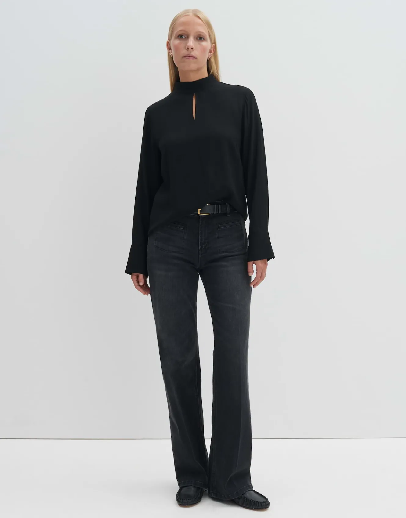 stehkragenbluse_zeuna_schwarz_online_bestellen_0.webp OPUS Stehkragenbluse Zeuna Schwarz Online Bestellen^Damen Blusen