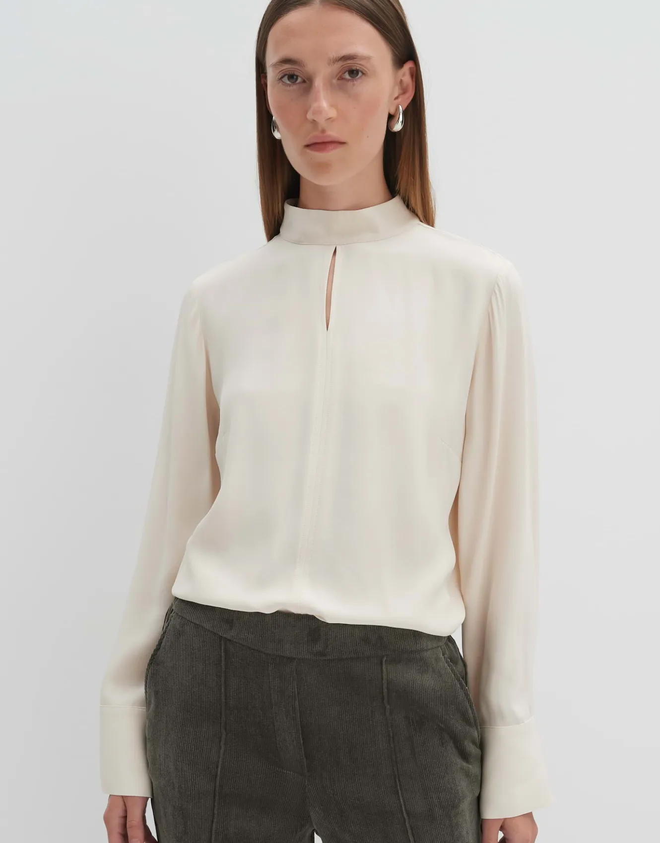 stehkragenbluse_zeuna_wei_online_bestellen_1.webp OPUS Stehkragenbluse Zeuna Weiß Online Bestellen^Damen Blusen