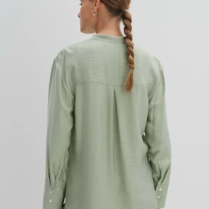 OPUS Stehkragenbluse Ziano Grün Online Bestellen^Damen Blusen