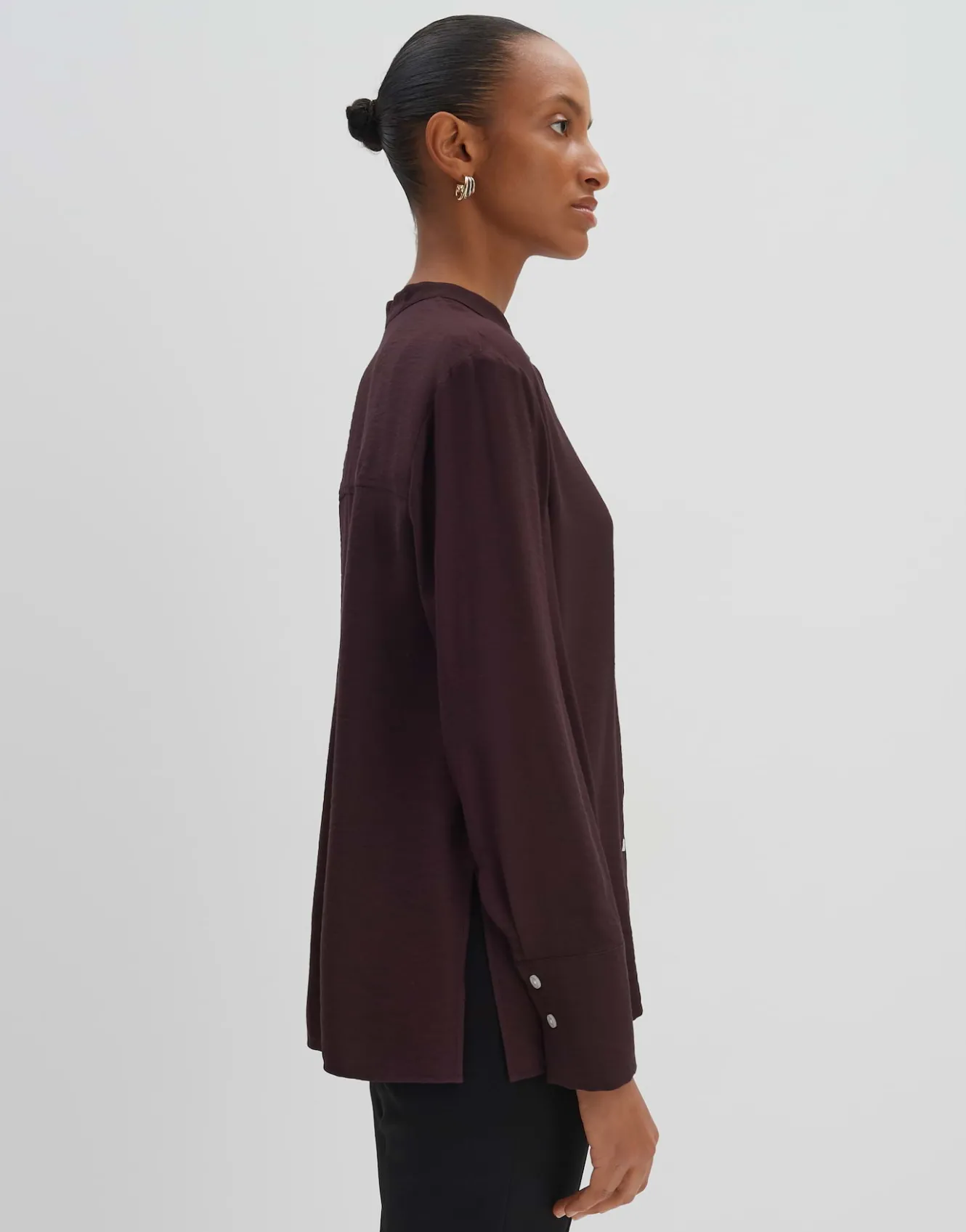 stehkragenbluse_ziano_rot_online_bestellen_3.webp OPUS Stehkragenbluse Ziano Rot Online Bestellen^Damen Blusen