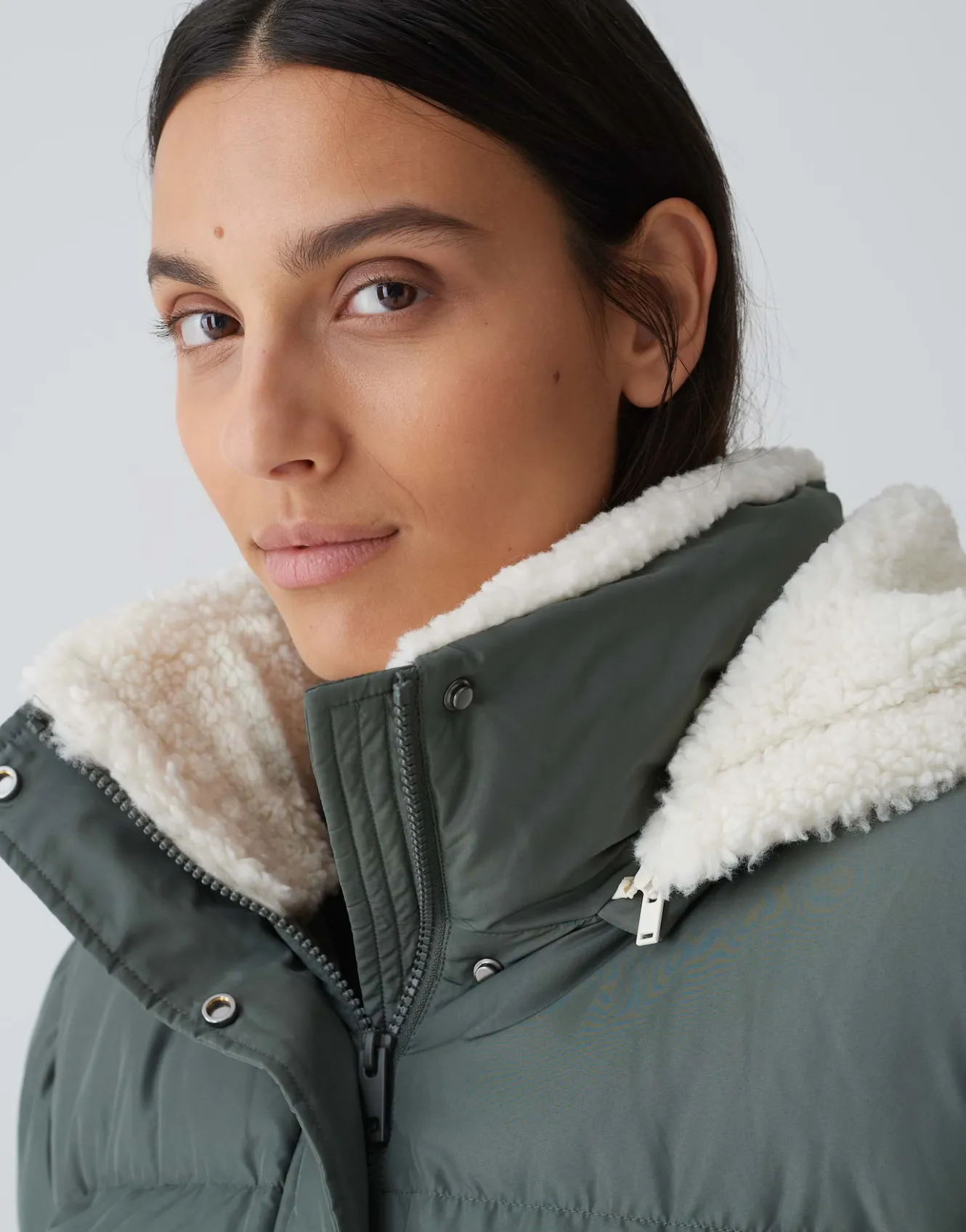 steppjacke_haide_grn_online_bestellen_4.webp OPUS Steppjacke Haide Grün Online Bestellen^Damen Jacken / Mäntel
